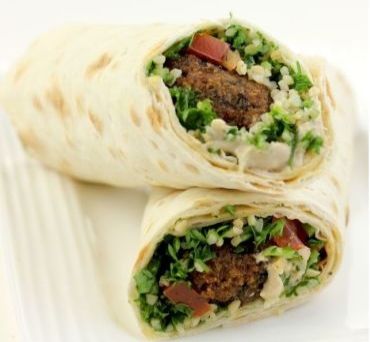 Tabouleh & Falafel Lavash Wrap