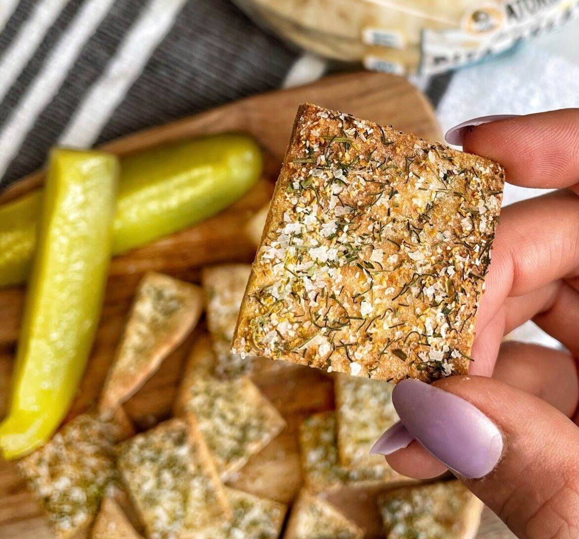 Dill Pickle Pita Chips